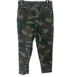 American Eagle corduroy Camo mom jeans